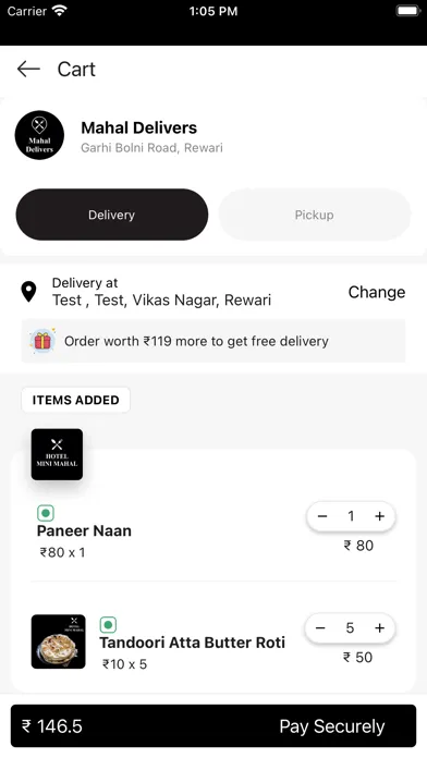 Screenshot di Mahal Delivers