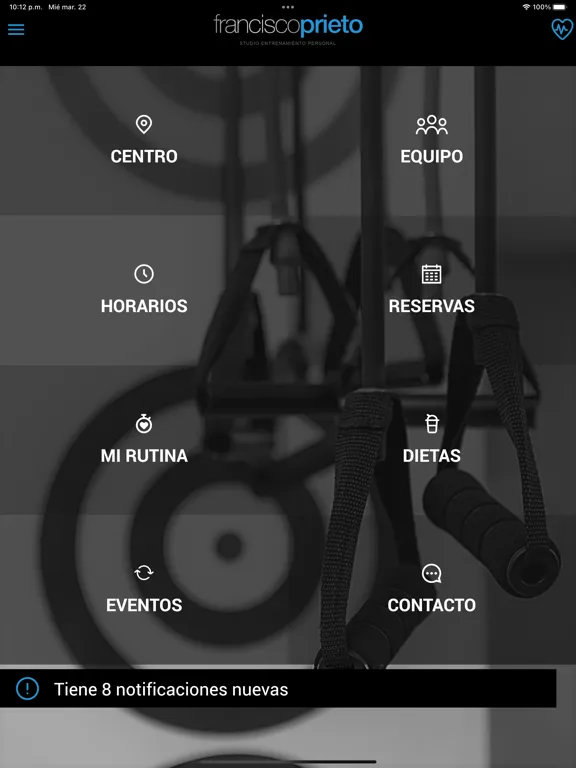 ภาพหน้าจอของ Francisco Prieto Studio iPad 