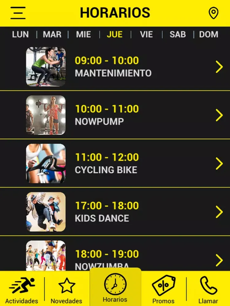 Nowfit iPad  Screenshots