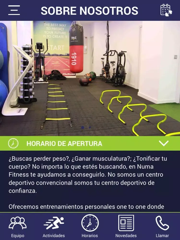 Capturas de pantalla de Numa Fitness iPad 