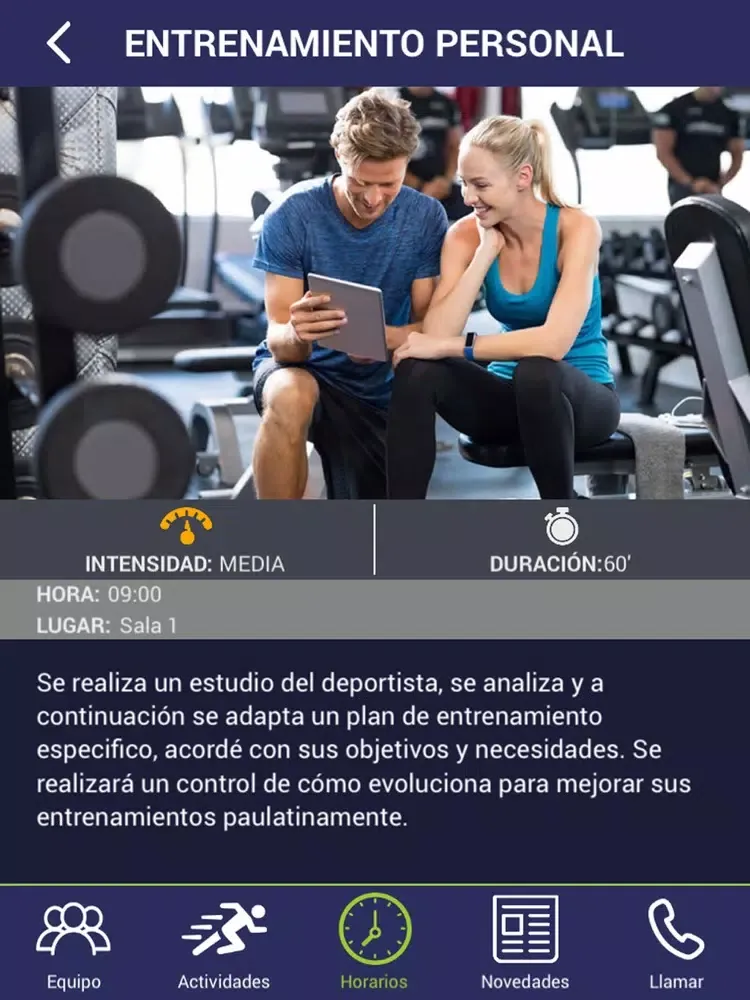 Capturas de pantalla de Numa Fitness iPad 