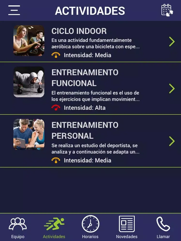 Capturas de pantalla de Numa Fitness iPad 