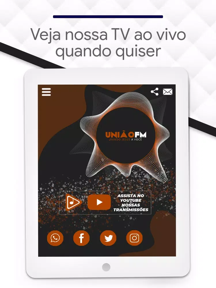 Rádio União Fm. iPad 应用截图