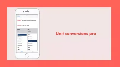 Captures d'écran de Unit conversions pro