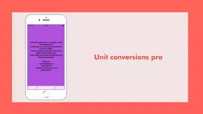Captures d'écran de Unit conversions pro