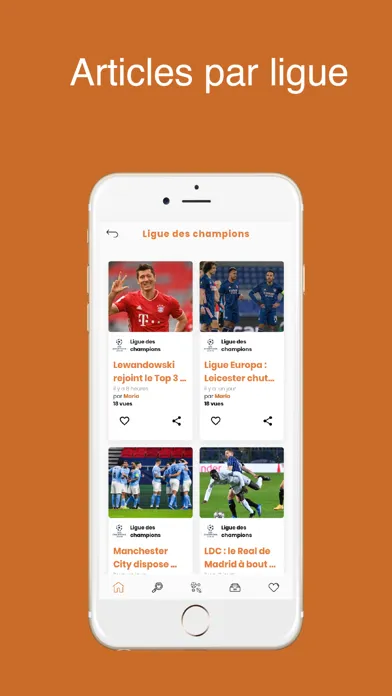 Capturas de tela do Univers Sport