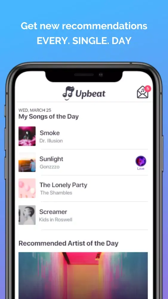 Upbeat: Music Discovery Screenshots