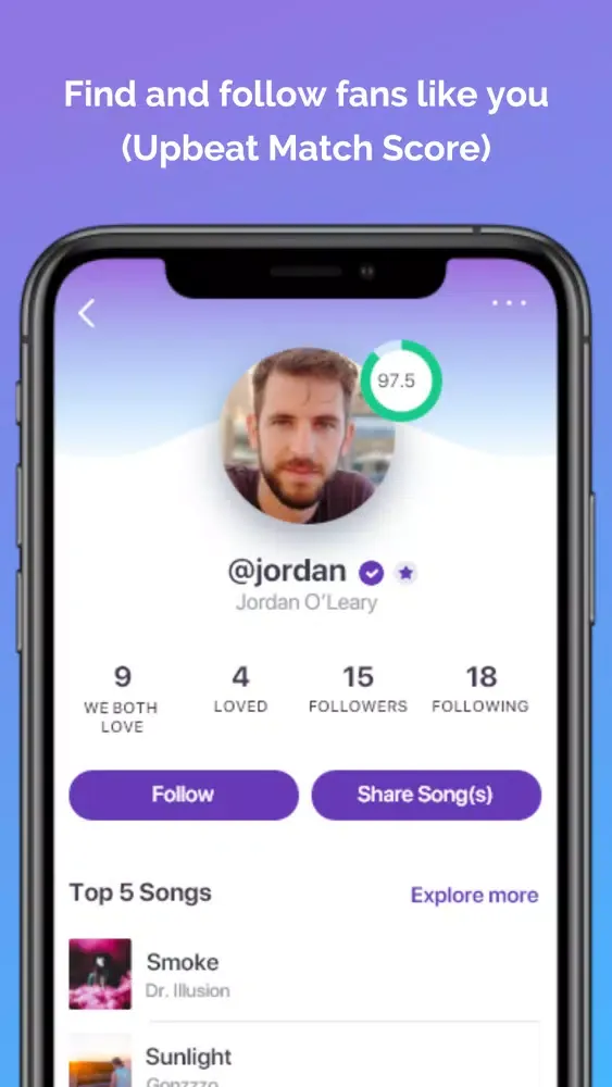 Upbeat: Music Discovery Screenshots