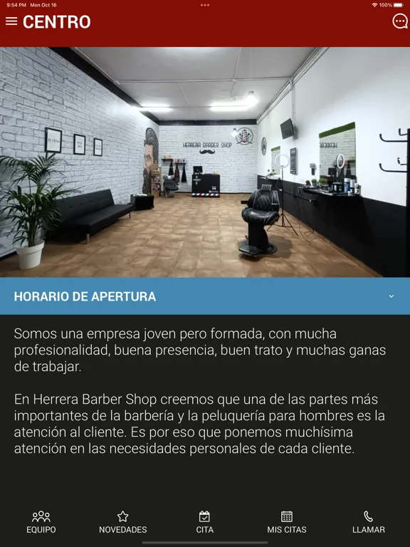Capturas de pantalla de SAUVAGE BARBER SHOP iPad 