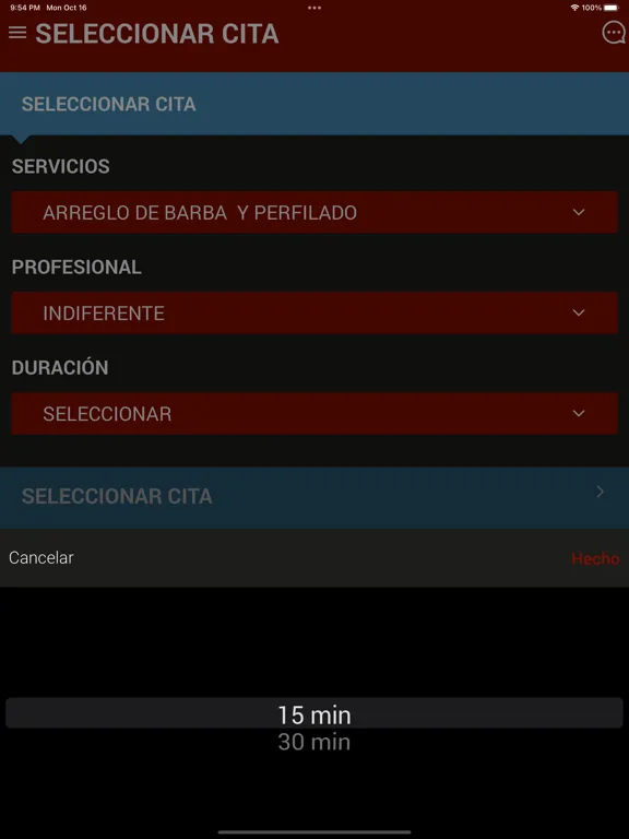 Capturas de pantalla de SAUVAGE BARBER SHOP iPad 