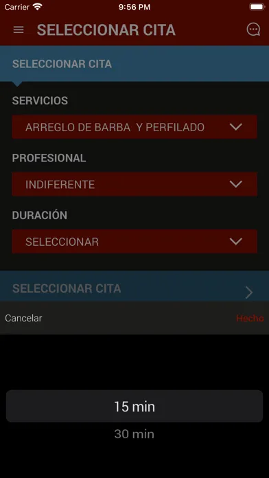 Capturas de pantalla de SAUVAGE BARBER SHOP