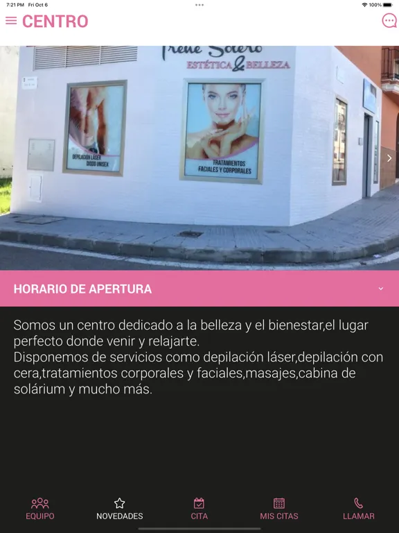 Irene Solero Estética&Belleza iPad  Ekran Görüntüleri
