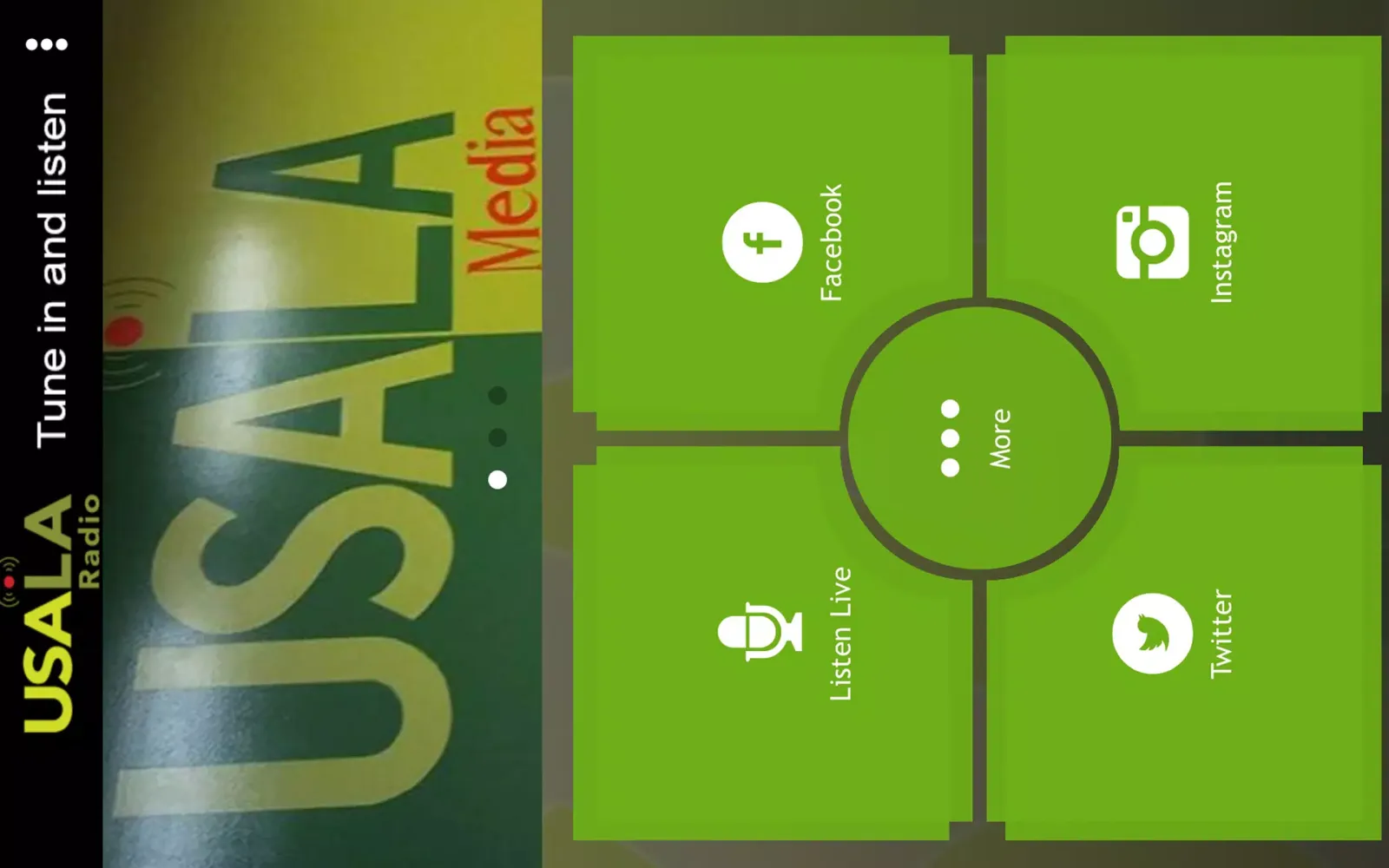 USALA Radio Screenshots