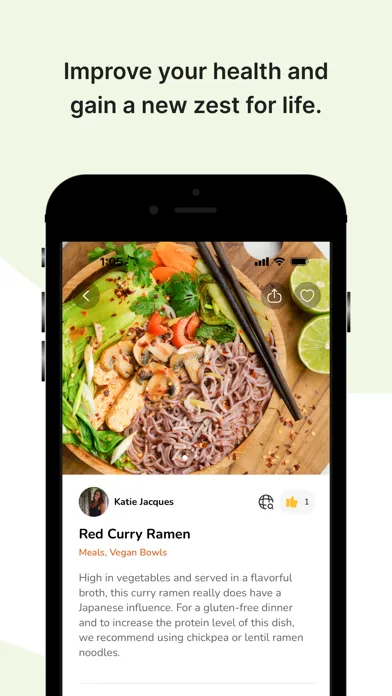 Capturas de pantalla de Vegan Bowls: Plant Based Meals