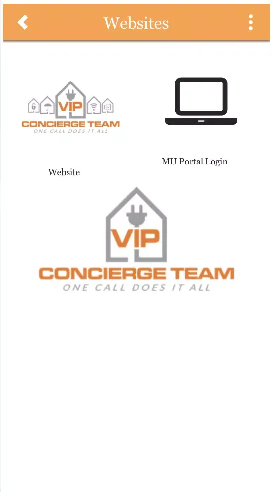 VIP Concierge Team Screenshots