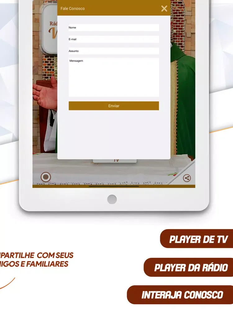 Ảnh chụp màn hình của Rádio e TV Vitória Católica iPad 