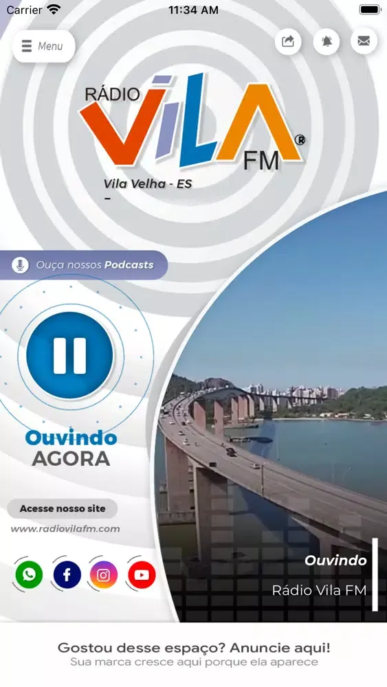 Rádio Vila FM سکرین شاٹس