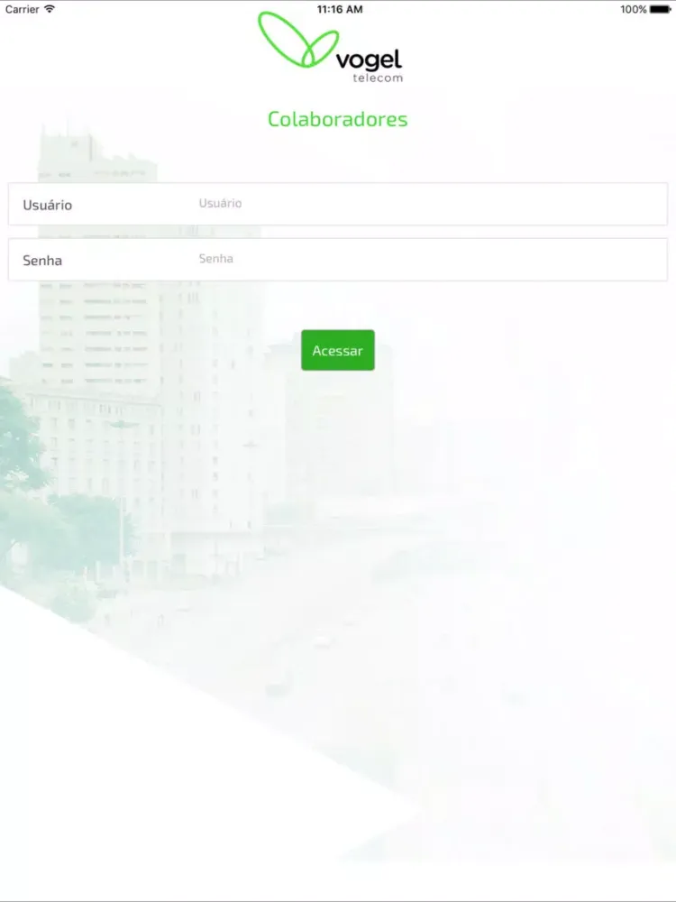 Vogel Colaboradores iPad  Screenshots