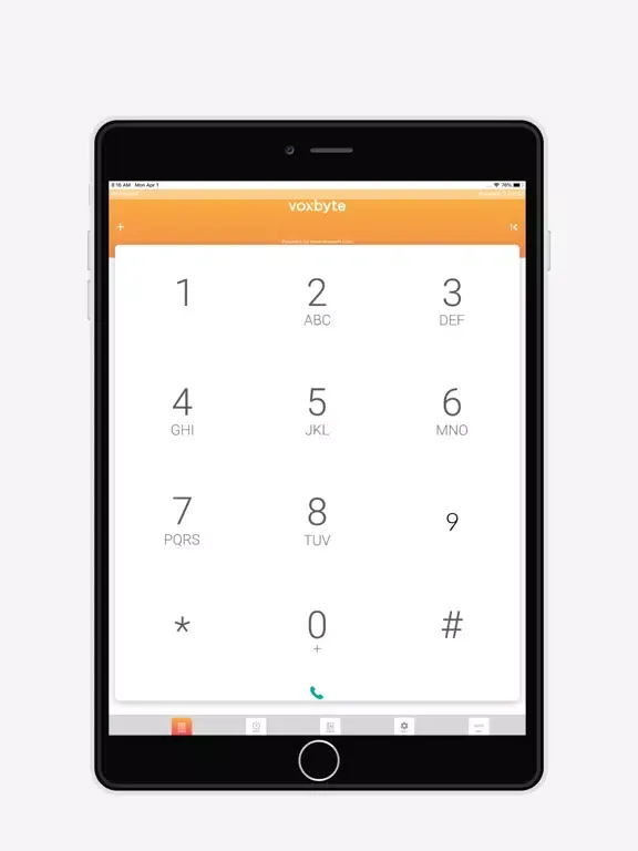 Tangkapan skrin VOXBYTE iPad 