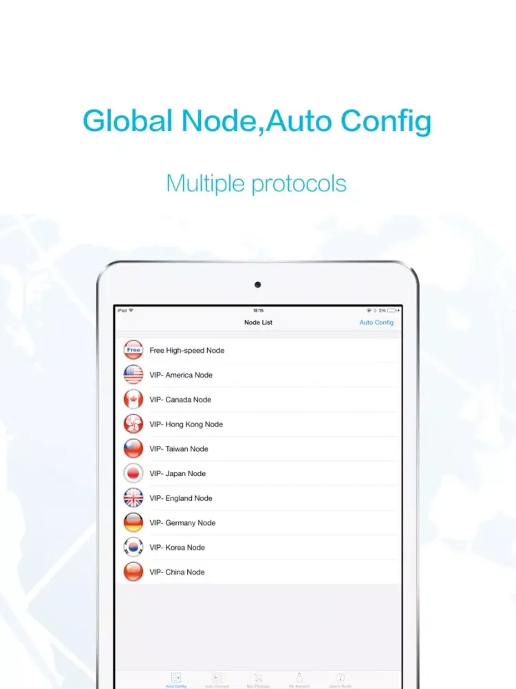 Zrzuty ekranu 6VPN - Best VPN for iPhone & iPad, Blocked Websites & Online Games Accelerator iPad 