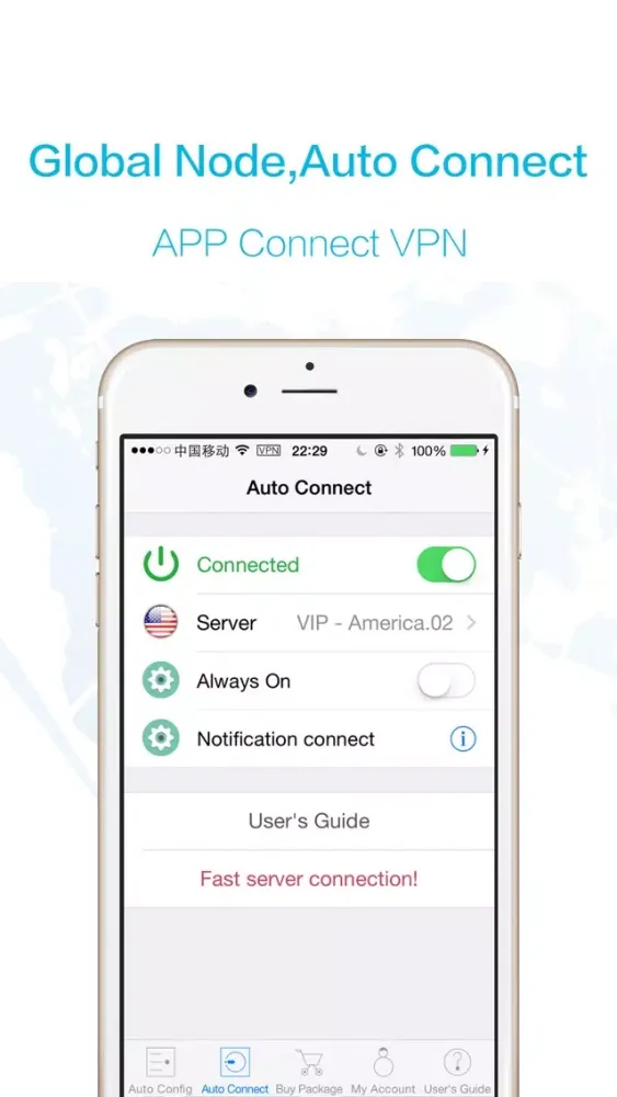 Zrzuty ekranu 6VPN - Best VPN for iPhone & iPad, Blocked Websites & Online Games Accelerator