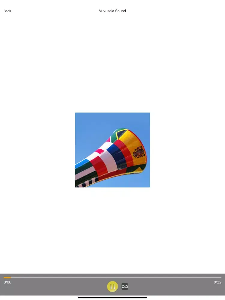 Скриншоты Loud sounds of Vuvuzela!! iPad 