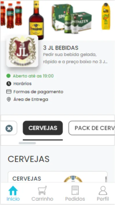 3JL Bebidas Ekran Görüntüleri
