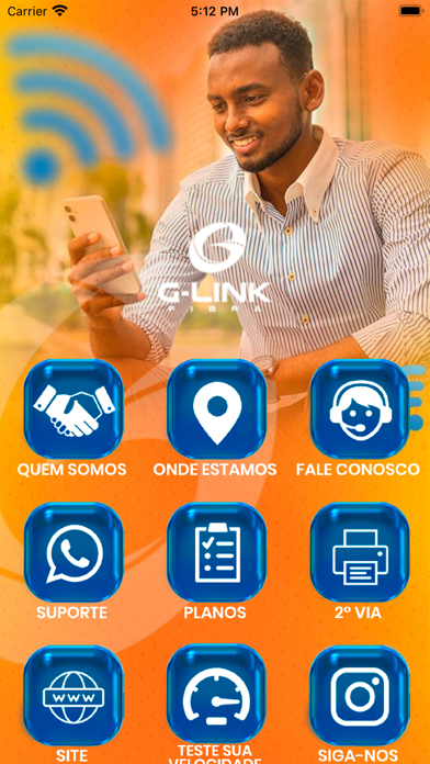ภาพหน้าจอของ G-link Fibra