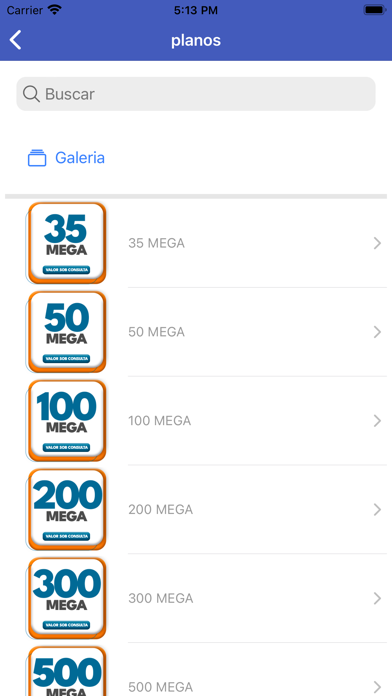 ภาพหน้าจอของ G-link Fibra