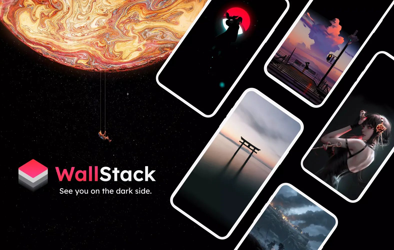 Capturas de pantalla de WallStack - Amoled Wallpapers