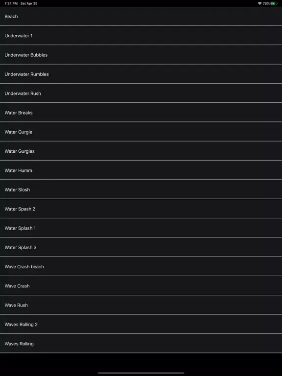 Capturas de pantalla de Wave Sounds! iPad 