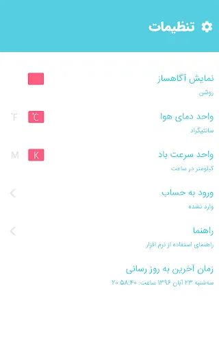 هواشناس ۴(هواشناسی) Screenshots