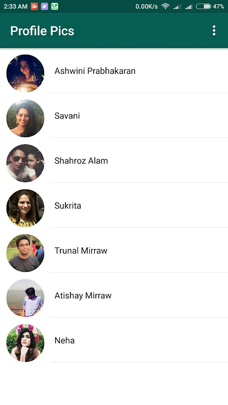 Profile Pics Screenshots