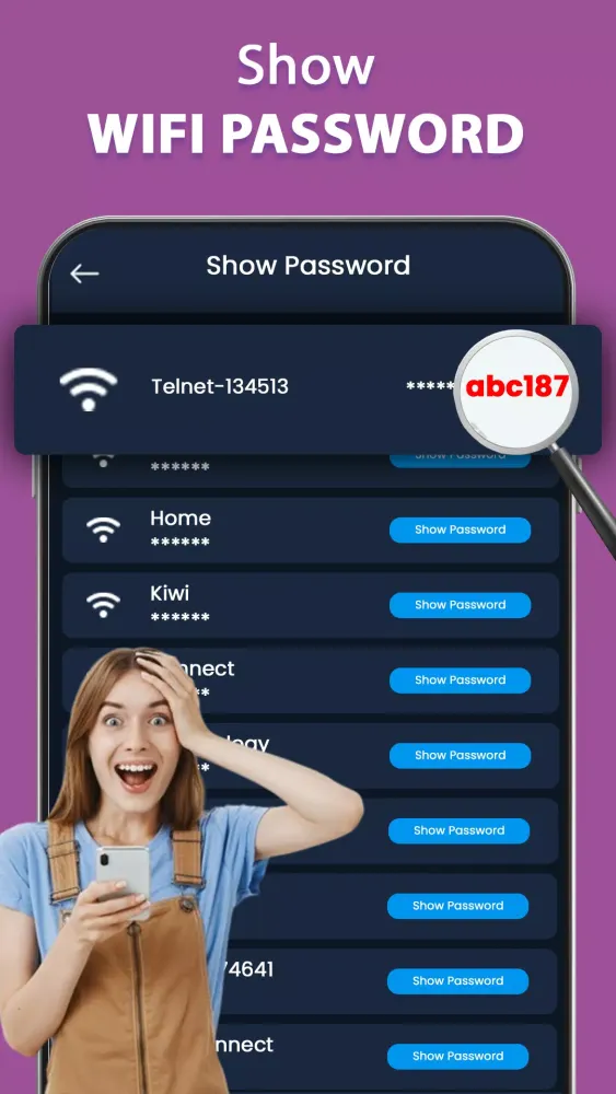 Capturas de pantalla de Wifi Passwords - Wifi Analyzer