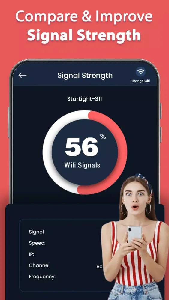 Capturas de pantalla de Wifi Passwords - Wifi Analyzer