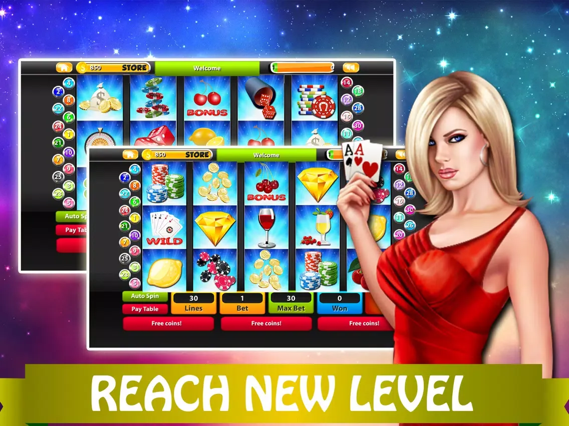 Captures d'écran de Wild Cherries Slot Machines: Red Blazing! Play The Favorite JACKPOT Wheel Casino iPad 