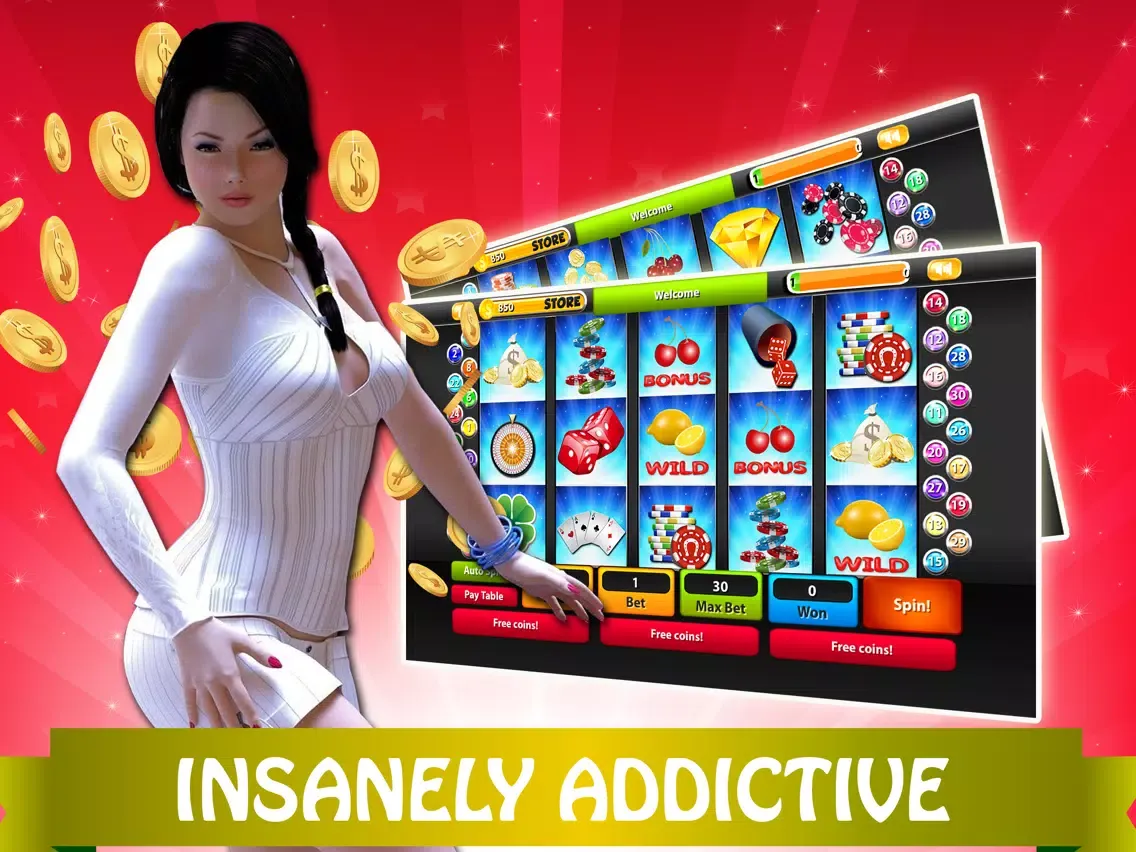 Captures d'écran de Wild Cherries Slot Machines: Red Blazing! Play The Favorite JACKPOT Wheel Casino iPad 
