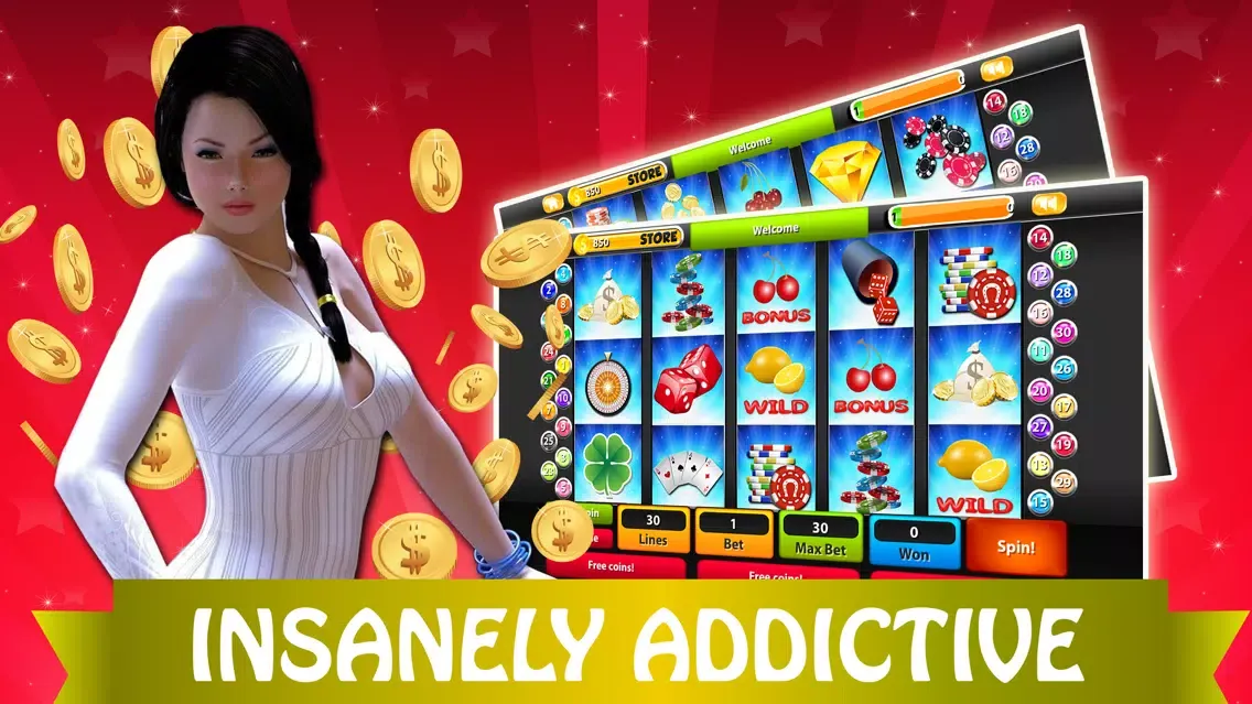 Captures d'écran de Wild Cherries Slot Machines: Red Blazing! Play The Favorite JACKPOT Wheel Casino