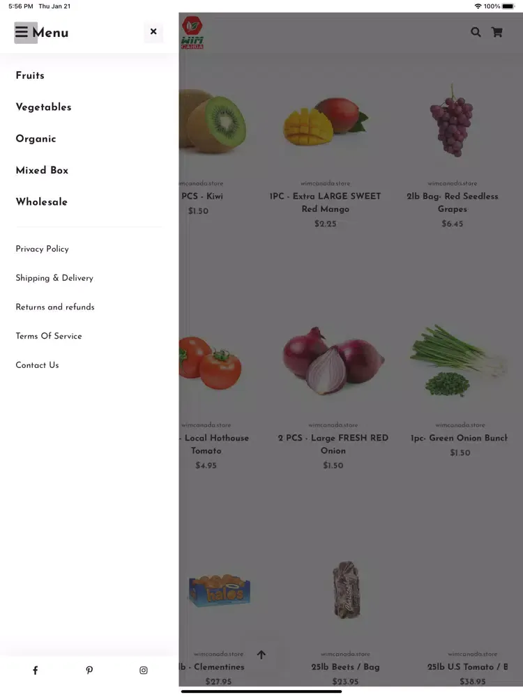 Wim Canada iPad 应用截图