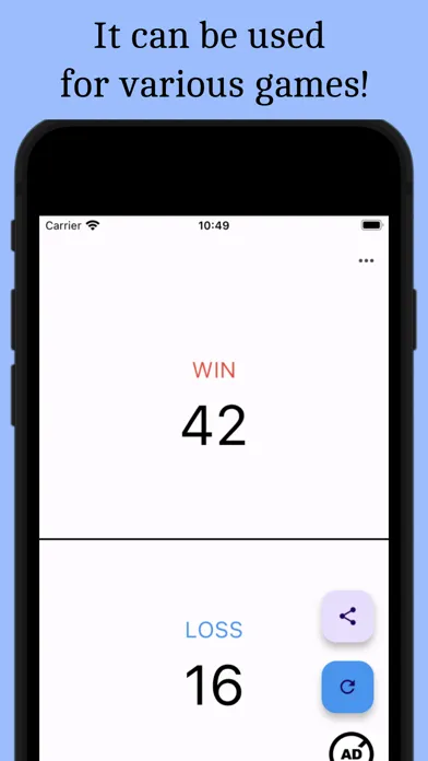 Win-Loss Counter應用截圖