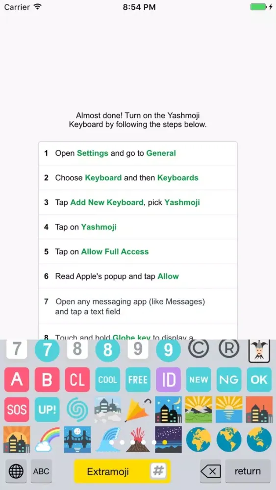 Ảnh chụp màn hình của Yashmoji
