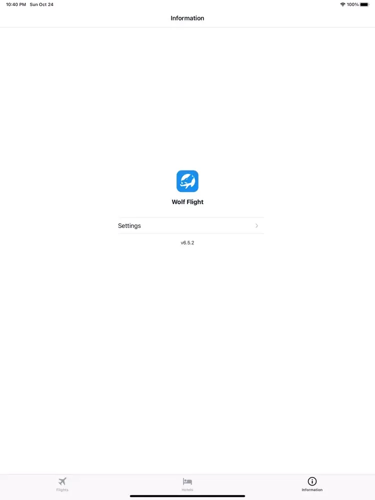 Wolf Flights iPad 应用截图