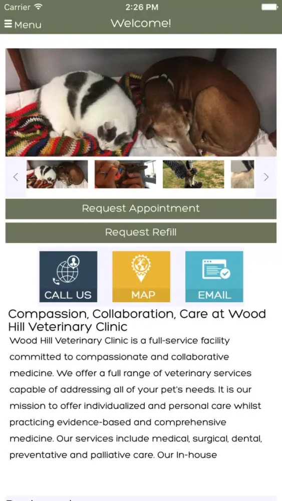 Wood Hill Veterinary Clinic سکرین شاٹس
