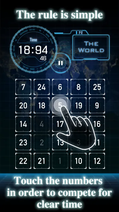 Tangkapan layar THE WORLD - Reflexes game