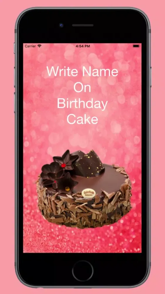 Capturas de tela do Write Name on Cake