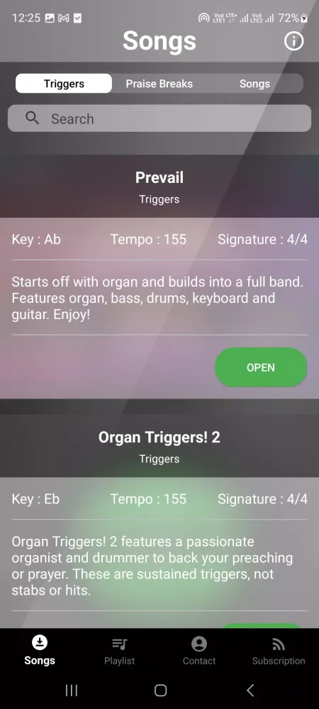 XME TRIGGERS Screenshots