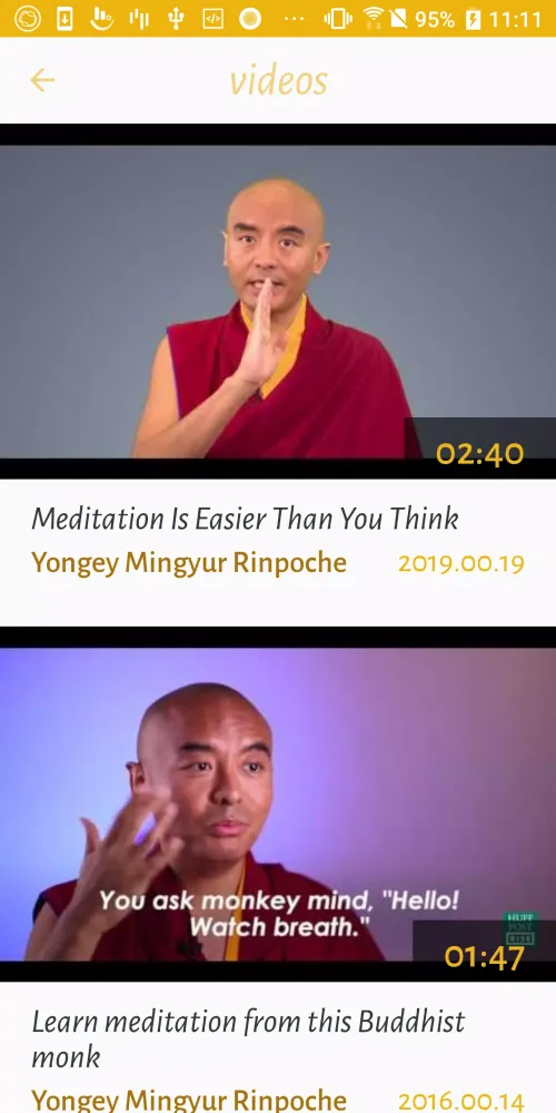 Capturas de tela do Yantra Meditation