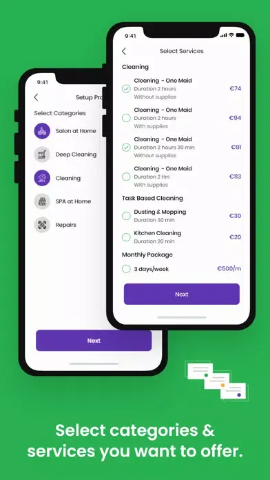 Capturas de tela do YaVoy - Instant Services