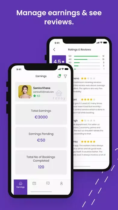 Capturas de tela do YaVoy - Instant Services