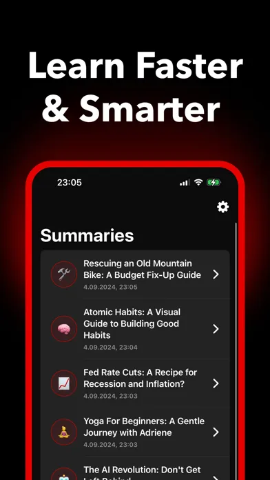 ภาพหน้าจอของ Summarizer for YouTube: YouSum